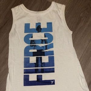 Old navy tank top that says fierce